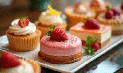 Buffet de desserts avec Zfruit en décoration principale