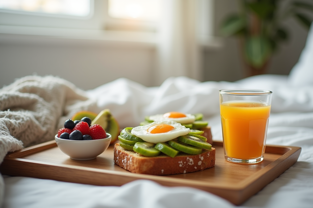 petit-déjeuner mince